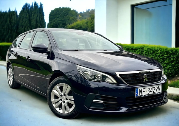 Peugeot 308 cena 47849 przebieg: 142000, rok produkcji 2020 z Olszyna małe 407